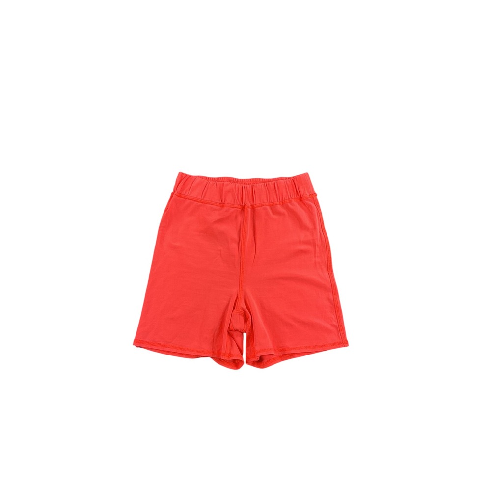 Free People Movement FP Womens Small Neon Coral Pink Athletic Bike Shorts Yoga